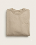 Fika Crewneck Sweatshirt — Havre (Oat) colorway, studio