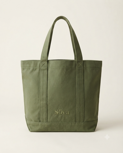 Bära Everyday Tote — Mossa colorway, studio