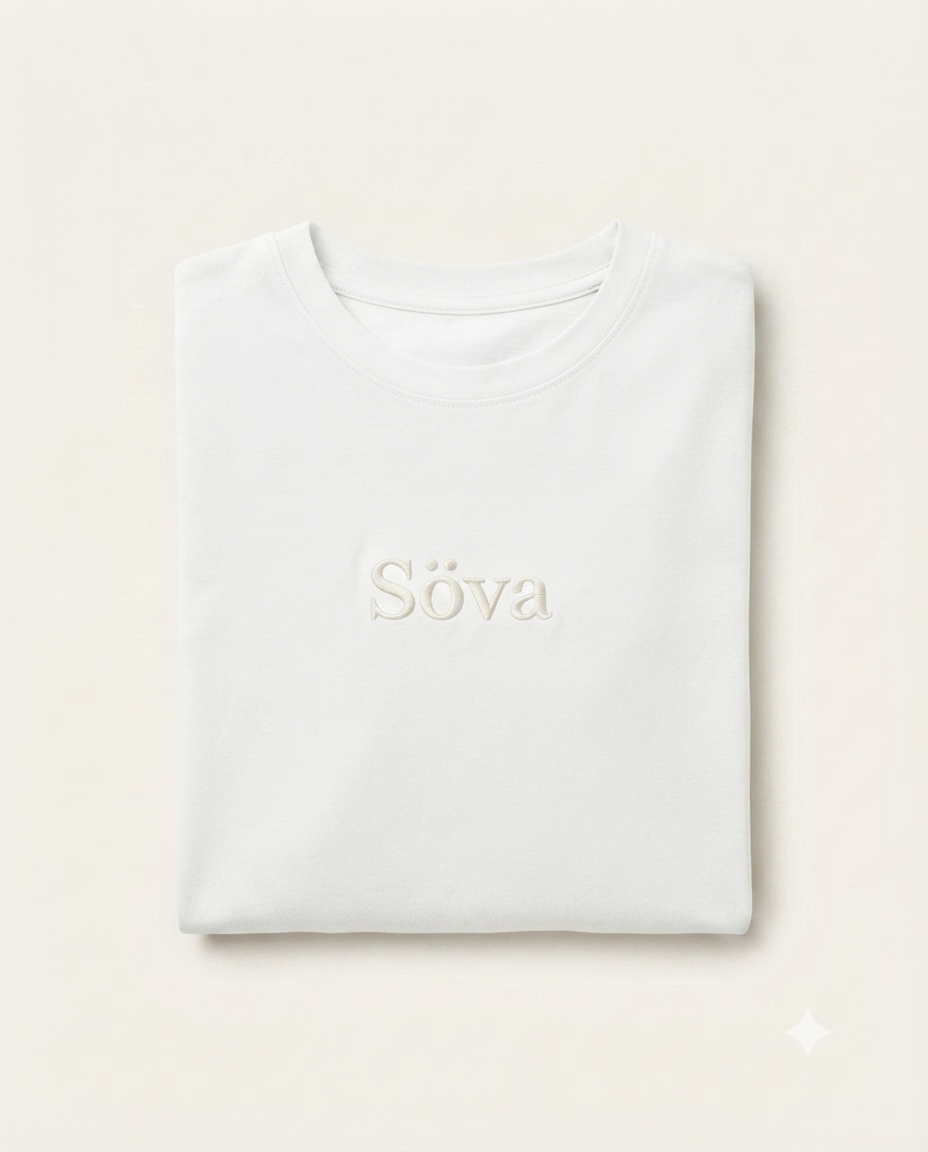 Luft Relaxed Long-Sleeve — Snö colorway, studio