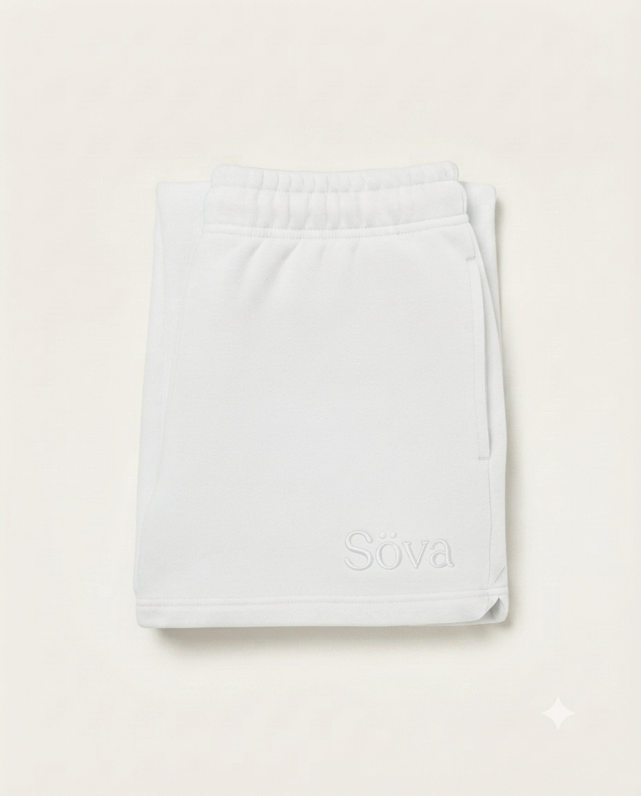 Sommar Lounge Shorts — Snö colorway, studio